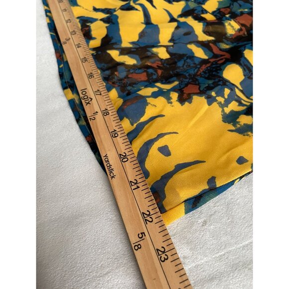 Mac + Jac Abstract Dress Flutter Sleeves Size M Whimsigoth - Picture 6 of 12